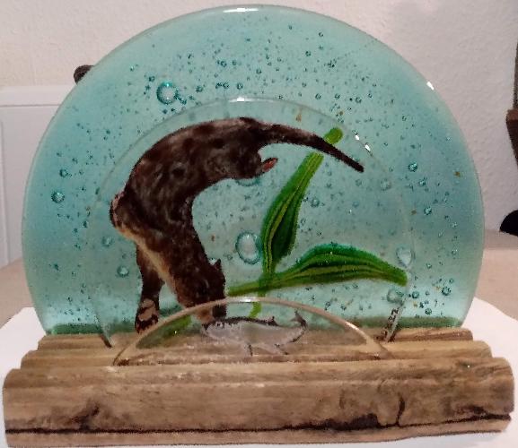 Otter spotting This latest piece is inspired by Otter watching on Sanday, elusive but beautiful creatures